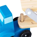 משאית גרר + רכבים מעץ 2