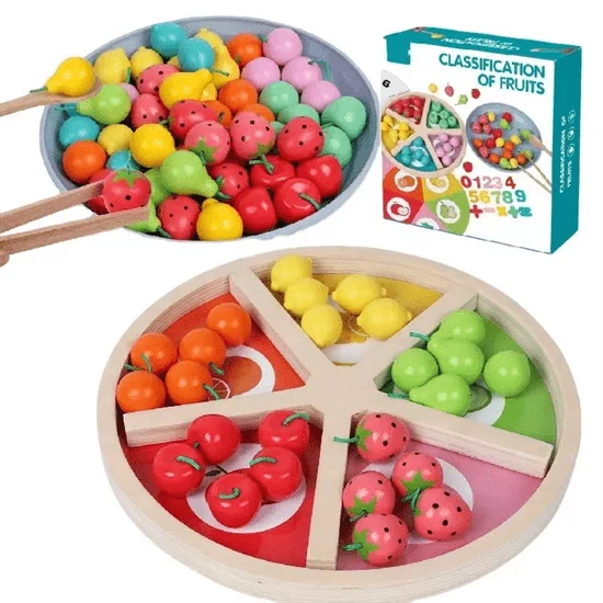 פלטת פירות צבעוניות